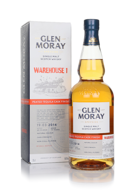 Glen Moray 2014 Peated Tequila Finish - Warehouse 1 Single Malt Scotch Whisky | 700ML at CaskCartel.com