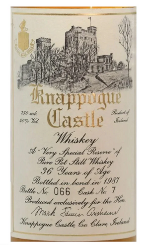 Knappogue Castle 36 Year Old Single Malt Irish Whiskey at CaskCartel.com