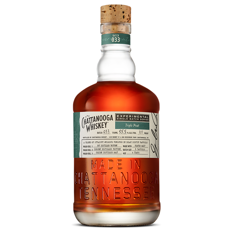Chattanooga Whiskey Experimental Batch: 033 Triple Peat at CaskCartel.com
