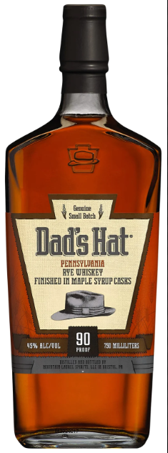 Dad's Hat Pennsylvania Rye Whisky Finished in Maple Syrup Ca Genuine Small Batch at CaskCartel.com