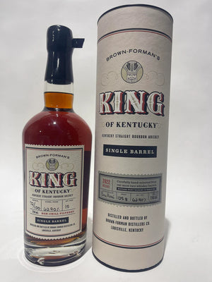 Brown Formans King of Kentucky 15 Year Single Barrel #29 Bottle 72 of 100 125.8 Proof 2022 Release at CaskCartel.com