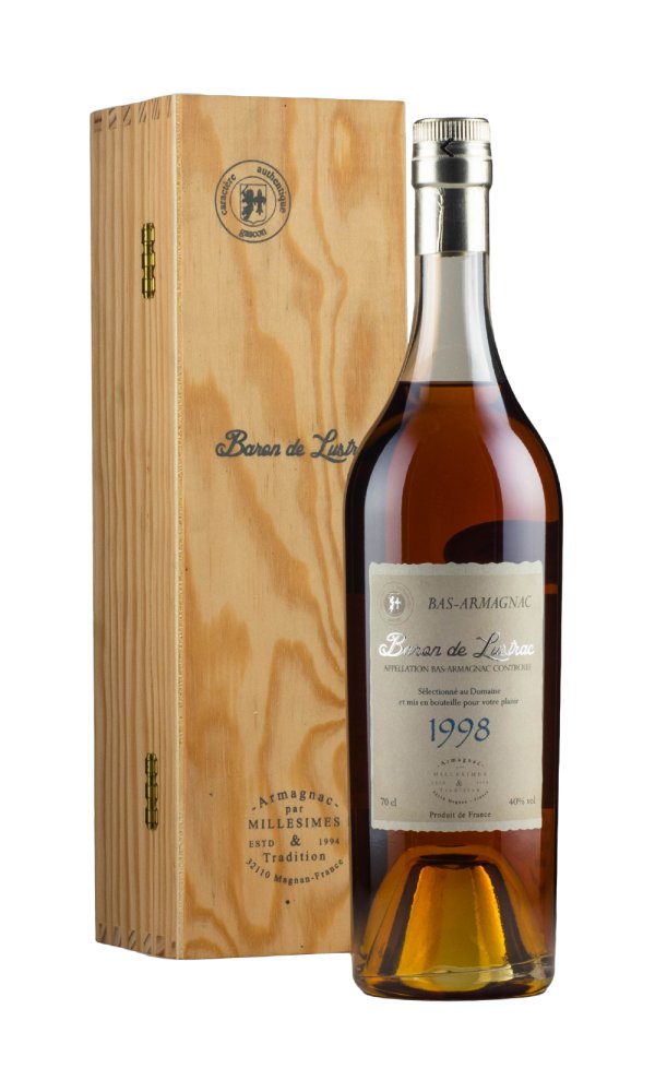 Baron de Lustrac Vintage Armagnac 1998 | 700ML at CaskCartel.com