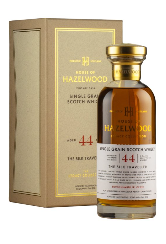 The Silk Traveller 44 Year Old House of Hazelwood Legacy Collection Single Grain Scotch Whisky | 700ML at CaskCartel.com