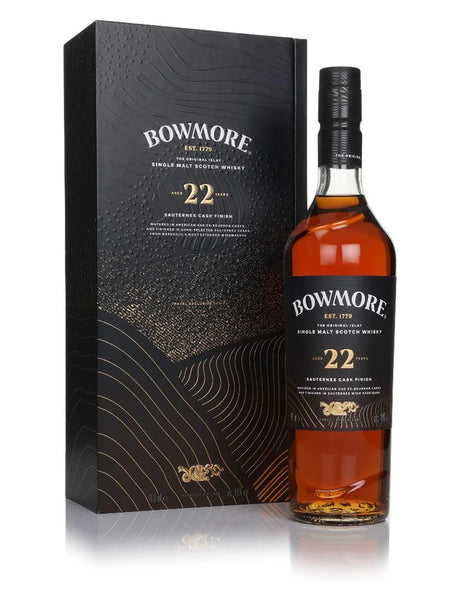 Bowmore 22 Year Old Sauternes Cask Finish Single Malt Scotch Whisky | 700ML at CaskCartel.com