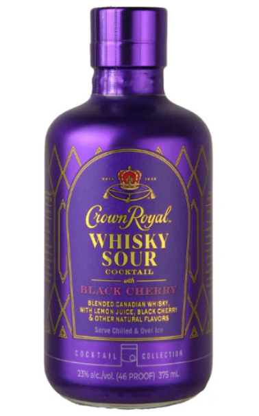 Crown Royal Sour Black Cherry Canadian Whisky | 375ML at CaskCartel.com