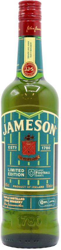 Jameson Classic Football Shirts Leicester City 84 Irish Whiskey | 700ML at CaskCartel.com