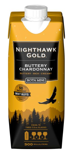 Bota Box | Nighthawk Gold Buttery Chardonnay (Half Litre) - NV at CaskCartel.com