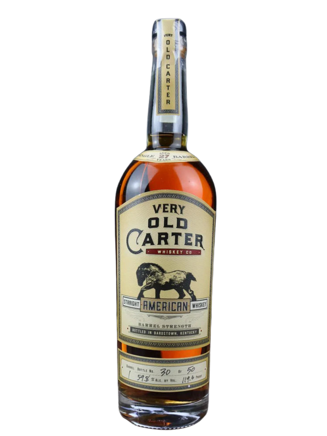 Old Carter Whiskey Co. 27 Year Old Barrel Strength Straight American Whiskey Barrel #1 Bottle 30 of 50 at CaskCartel.com