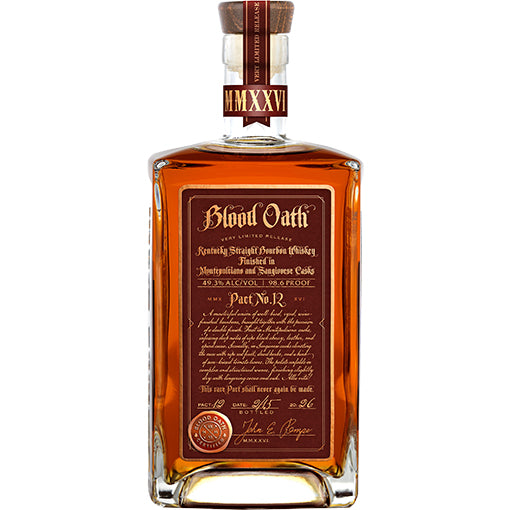 Blood Oath Pact 12 | 2026 One-Time Limited Release | Kentucky Straight Bourbon Whiskey at CaskCartel.com
