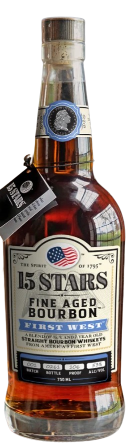 15 Stars First West Straight Bourbon Whiskey Limited Release at CaskCartel.com