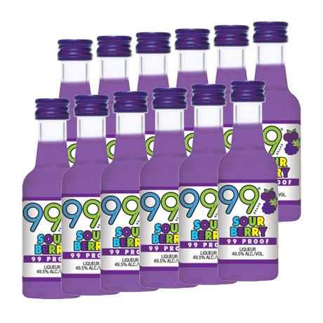 99 Brand Sour Berry Liqueur | 12x50ML at CaskCartel.com