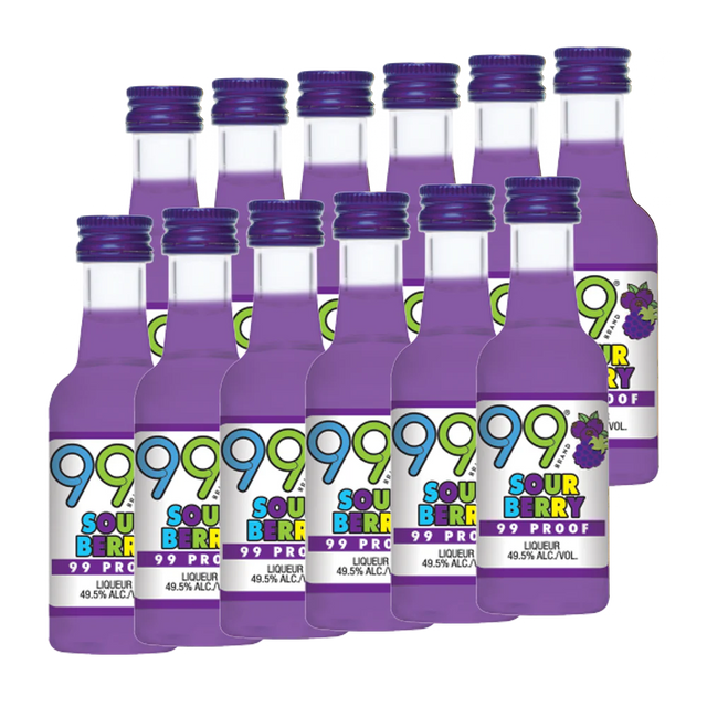 99 Brand Sour Berry Liqueur | 12x50ML at CaskCartel.com