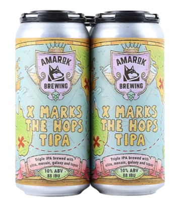 Amarok Brewing X Marks The Hops TIPA Beer | (4)*475ML at CaskCartel.com