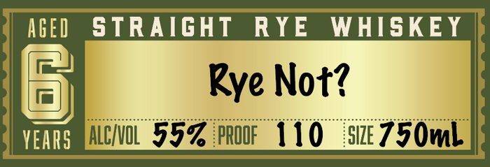 Old Elk Rye Not? | 6 Year Old | Straight Rye Whiskey | 2024 Release