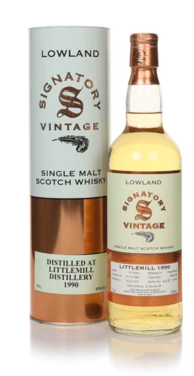 Littlemill 16 Year Old 1990 Casks #2994+95 Signatory Vintage Single Malt Scotch Whisky | 700ML at CaskCartel.com