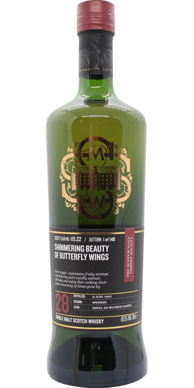 anCnoc 1992 SMWS 115.22 Shimmering Beauty Of Butterfly Wings Single Malt Scotch Whisky | 700ML at CaskCartel.com