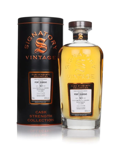 Port Dundas 30 Year Old 1995 Cask #64947 - Cask Strength Collection (Signatory) Single Malt Scotch Whisky | 700ML at CaskCartel.com