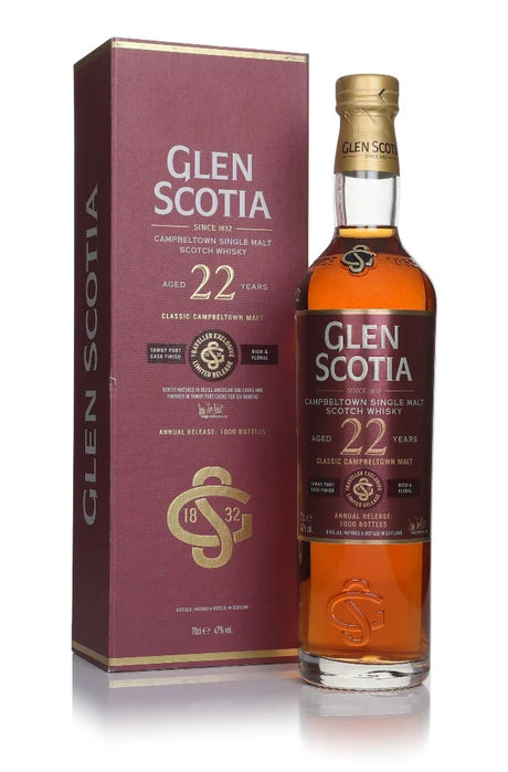 Glen Scotia 22 Year Old - Tawny Port Cask Finish Single Malt Scotch Whisky | 700ML at CaskCartel.com
