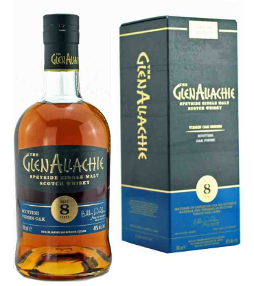 GlenAllachie 8 Year Old Virgin Oak Series Single Malt Scotch Whisky | 700ML