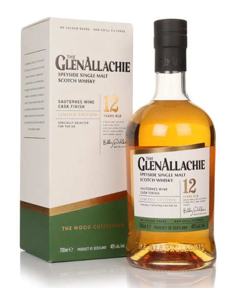 GlenAllachie 12 Year Old 2012 Sauternes Wine Cask Finish Single Malt Scotch Whisky | 700ML at CaskCartel.com