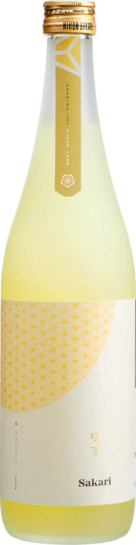 Nihonsakari Sakari With Yuzu Flavor Sake | 700ML at CaskCartel.com