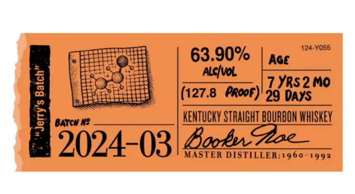 Booker’s Bourbon Batch 2024-03 "Jerry's Batch" Whisky