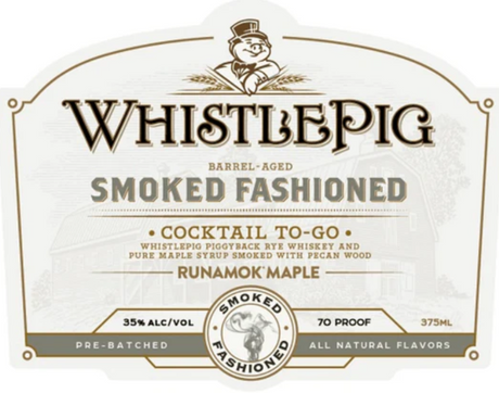 WhistlePig Smoked Fashioned Cocktail To Go Runamok Maple | 375ML at CaskCartel.com
