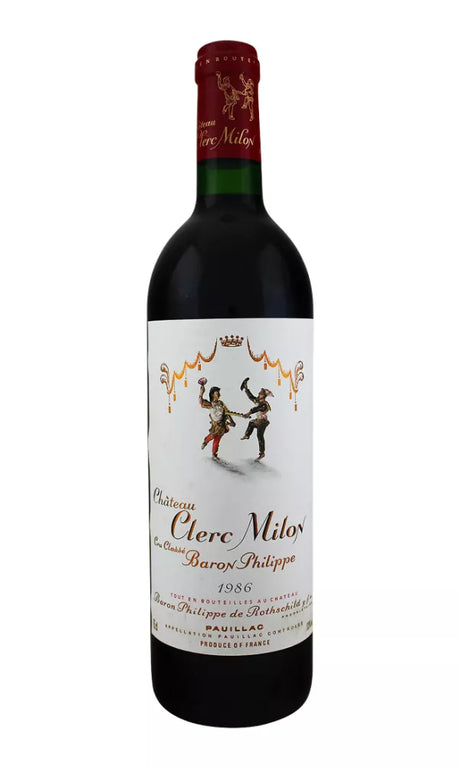 1986 | Chateau Clerc Milon | Pauillac at CaskCartel.com