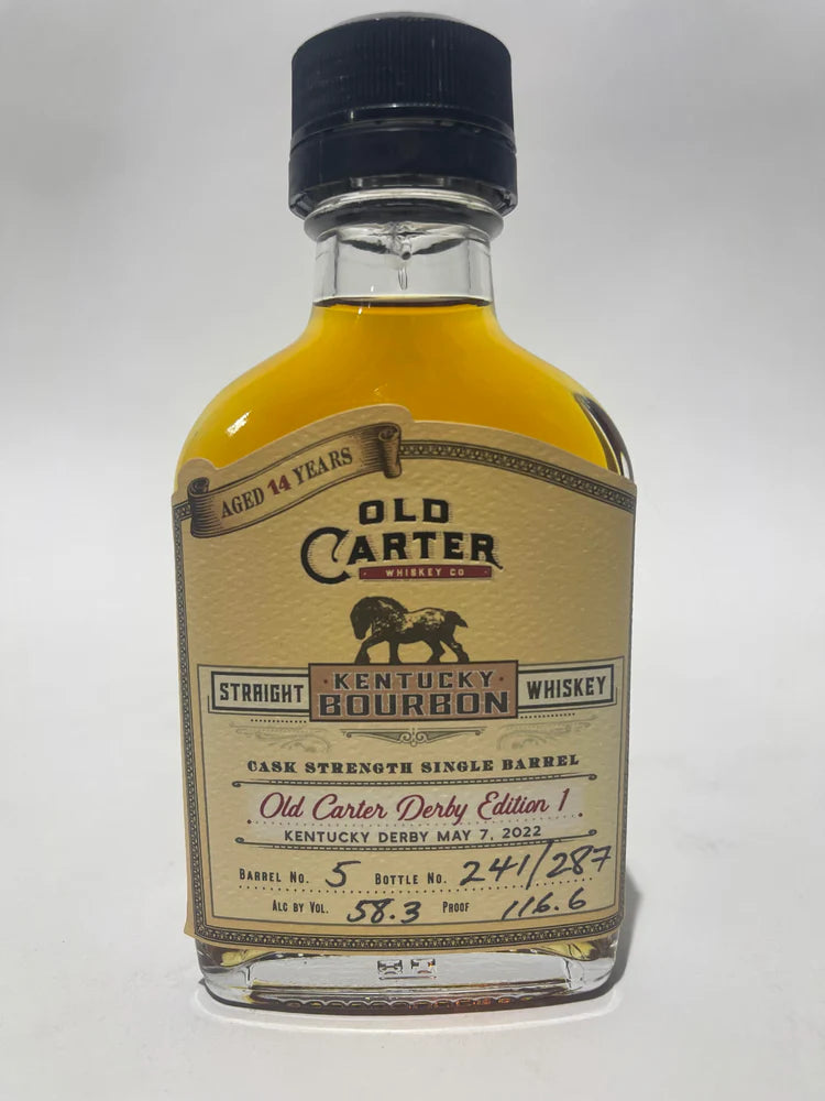 Old Carter Derby Edition 1 Single Barrel Aged 14 years Bottle #241 of 287 Barrel #5 | 100ML at CaskCartel.com 2