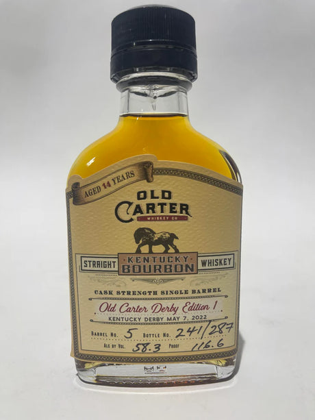 Old Carter Derby Edition 1 Single Barrel Aged 14 years Bottle #241 of 287 Barrel #5 | 100ML at CaskCartel.com 2
