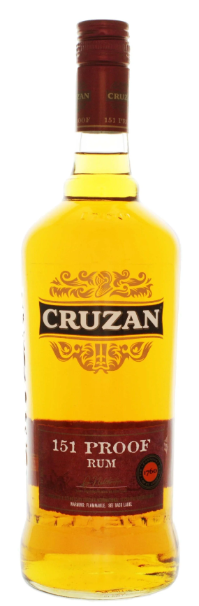 Cruzan 151 Overproof Rum | 1L at CaskCartel.com