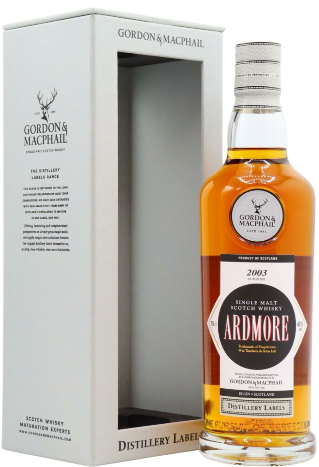 Ardmore Gordon & MacPhail Distillery Labels 2003 18 Year Old Whisky | 700ML at CaskCartel.com