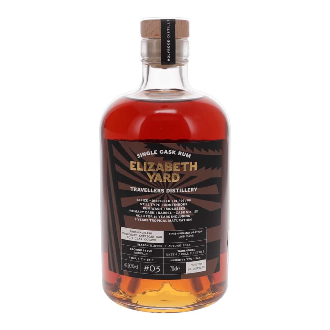 Elizabeth Yard Belize Travellers Distillery 16 Year Old #03 Rum | 700ML at CaskCartel.com