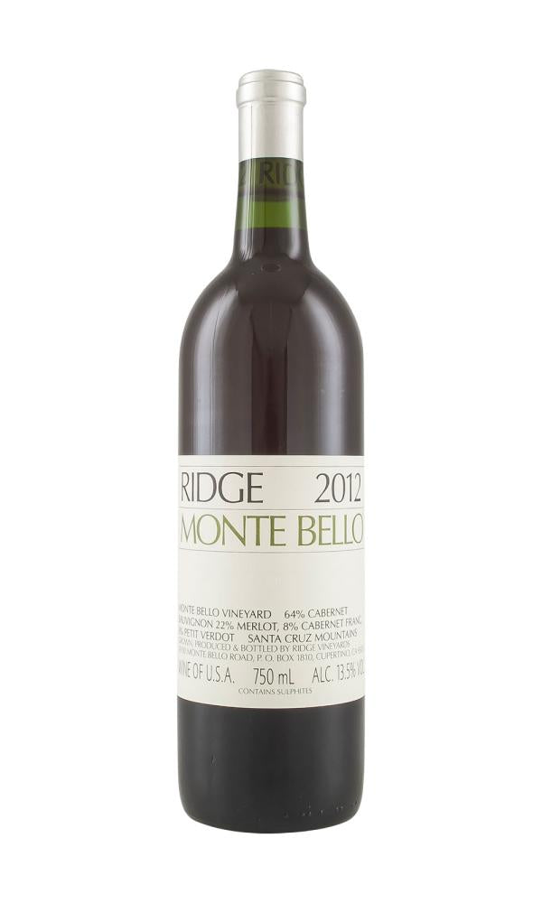 2012 | Ridge Vineyards | Monte Bello