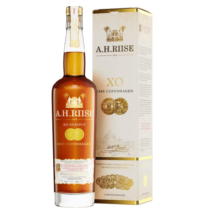 A.H. Riise 1888 XO Reserve Copenhagen Rum | 700ML at CaskCartel.com
