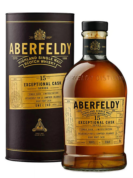 Aberfeldy 15 Year Old Exceptional Cask Series Ruby Port Cask Single Malt Scotch Whisky | 700ML at CaskCartel.com