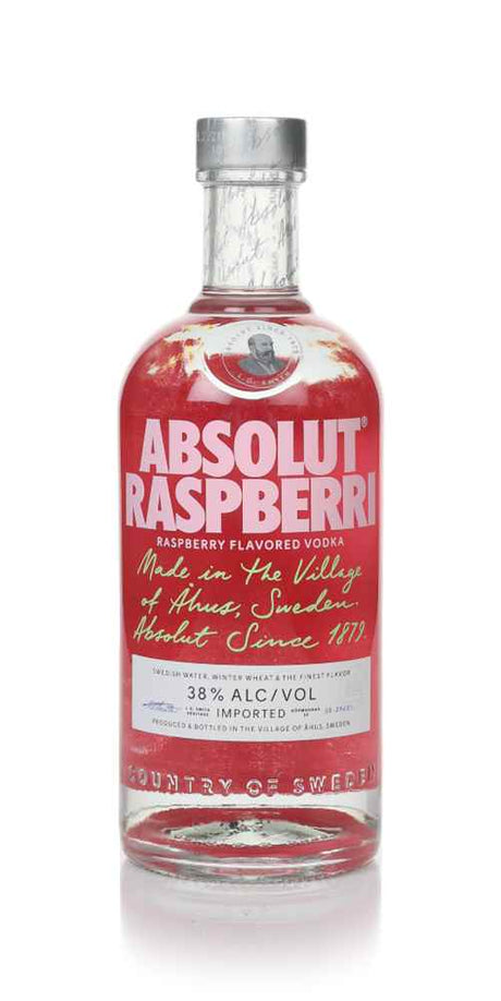 Absolut Raspberri (Proof 76) Vodka | 700ML at CaskCartel.com