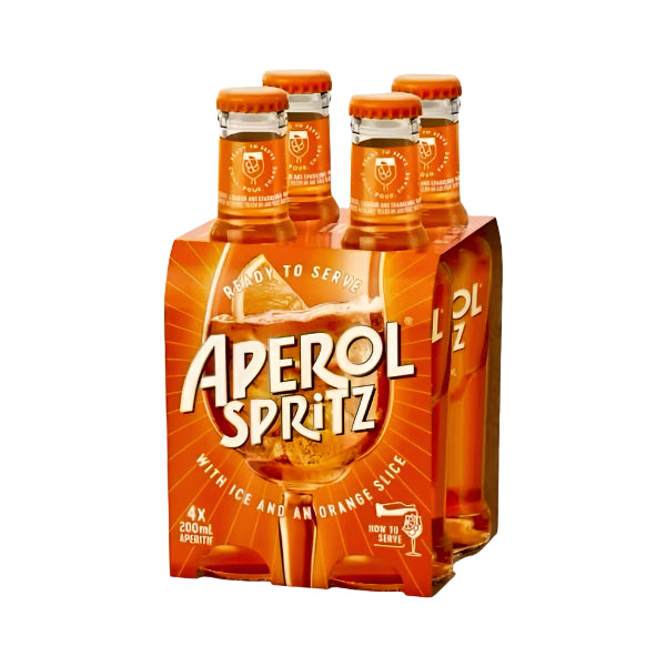 Aperol Spritz RTD Cocktail | (4)*200ML at CaskCartel.com