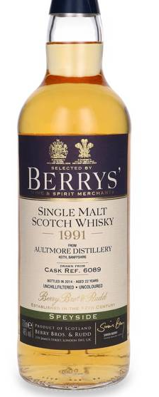 Aultmore 22 Year Old (D.1991, B.2014) Berrys' Scotch Whisky | 700ML at CaskCartel.com
