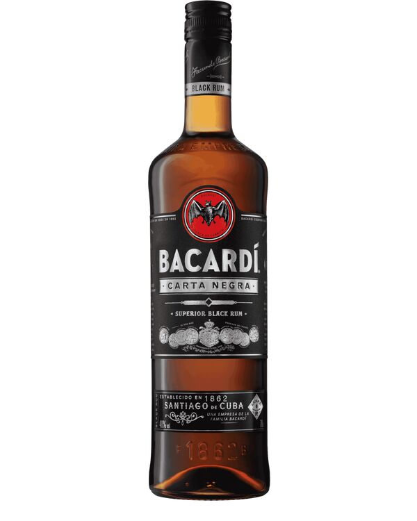 Bacardi Carta Negra (40%) Rum | 700ML at CaskCartel.com