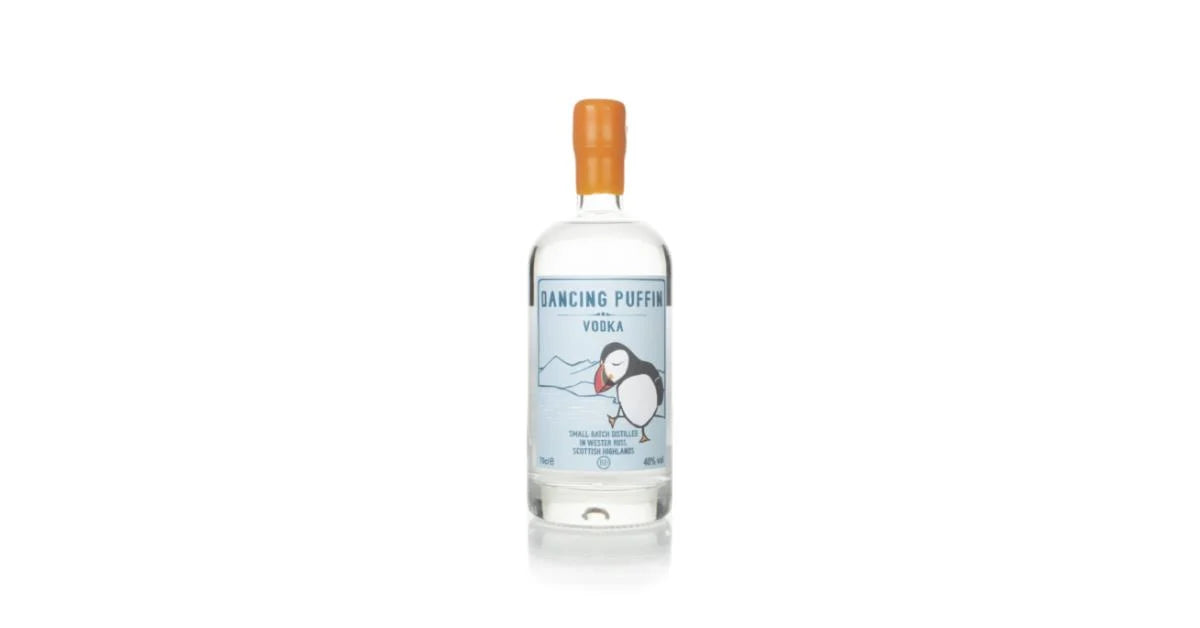 Scottish Vodka Badachro Dancing Puffin Scottish Highland Vodka, 40% ABV ...