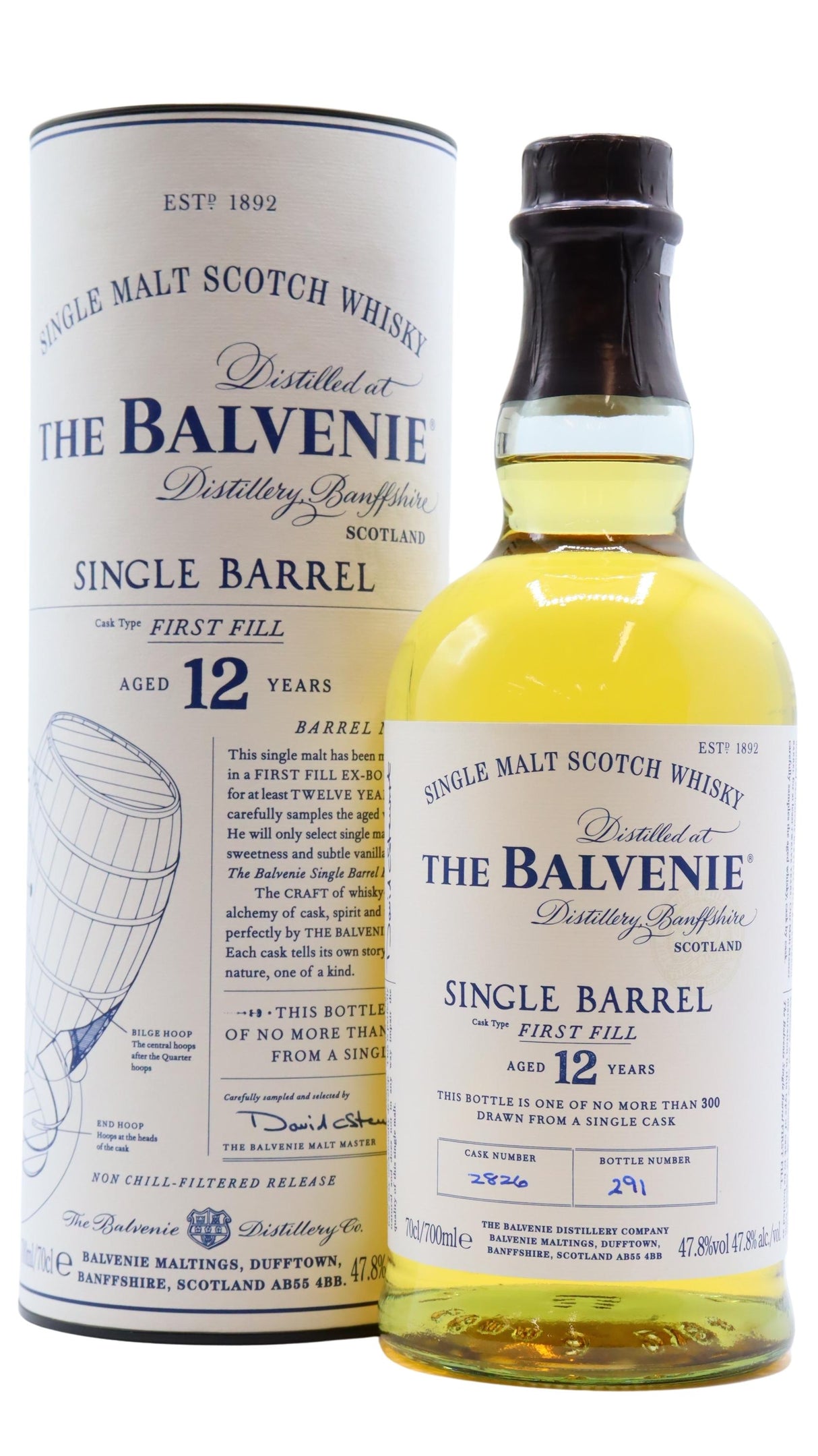Balvenie Single Barrel #2826 2010 12 Year Old Whisky | 700ML at CaskCartel.com