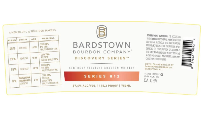 Bardstown Bourbon Company Discovery Series #12 Straight Bourbon Whiskey at CaskCartel.com
