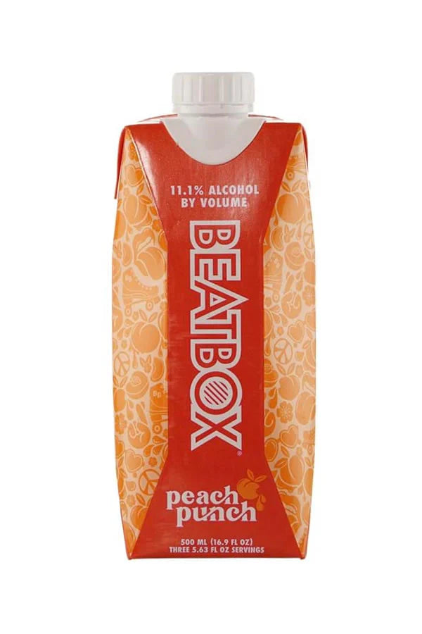 BeatBox Beverages Peach Punch Pre-mixed Cocktails | 500ML at CaskCartel.com
