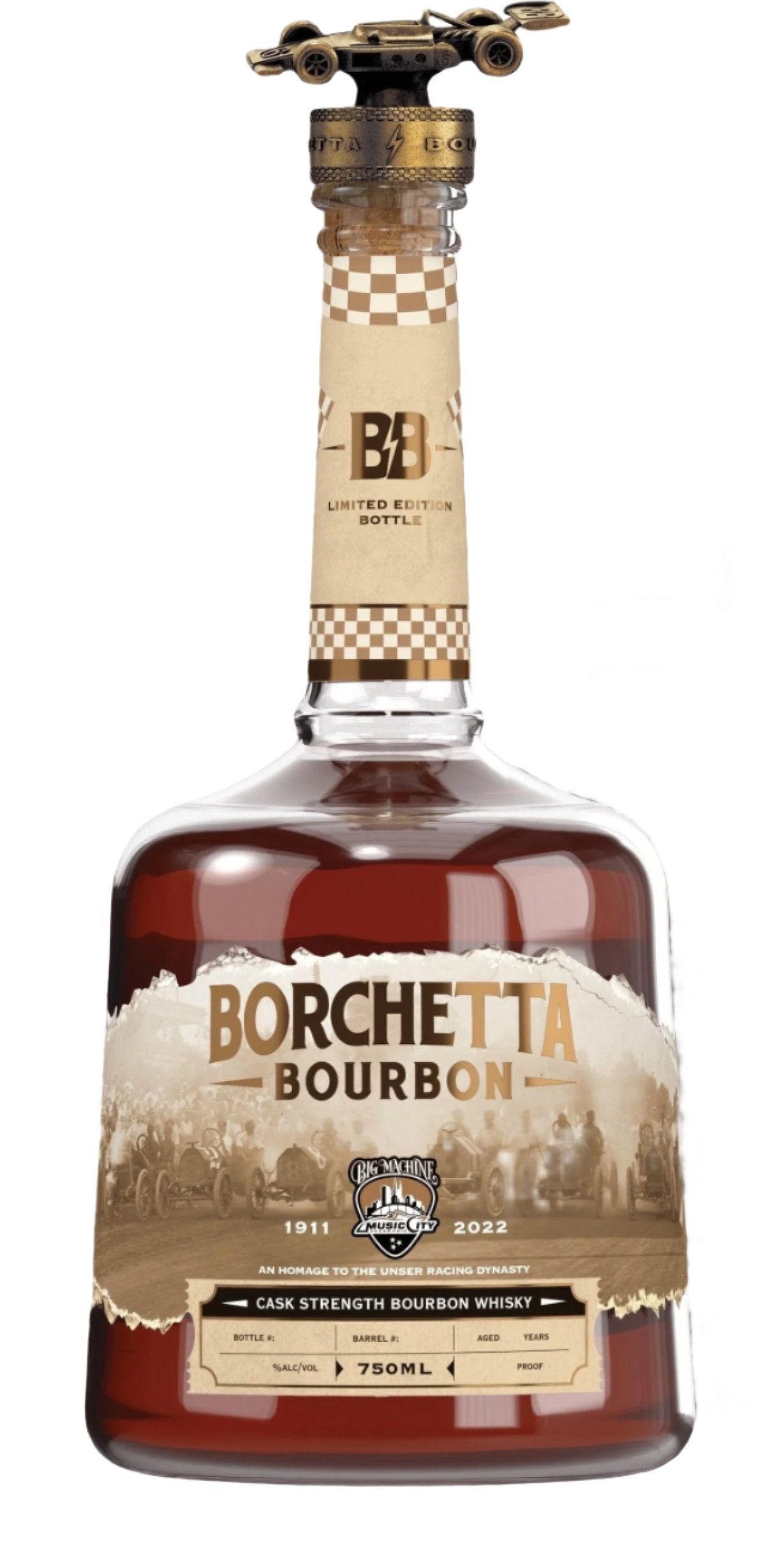 Whisky Bourbon Borchetta De Máquina Grande