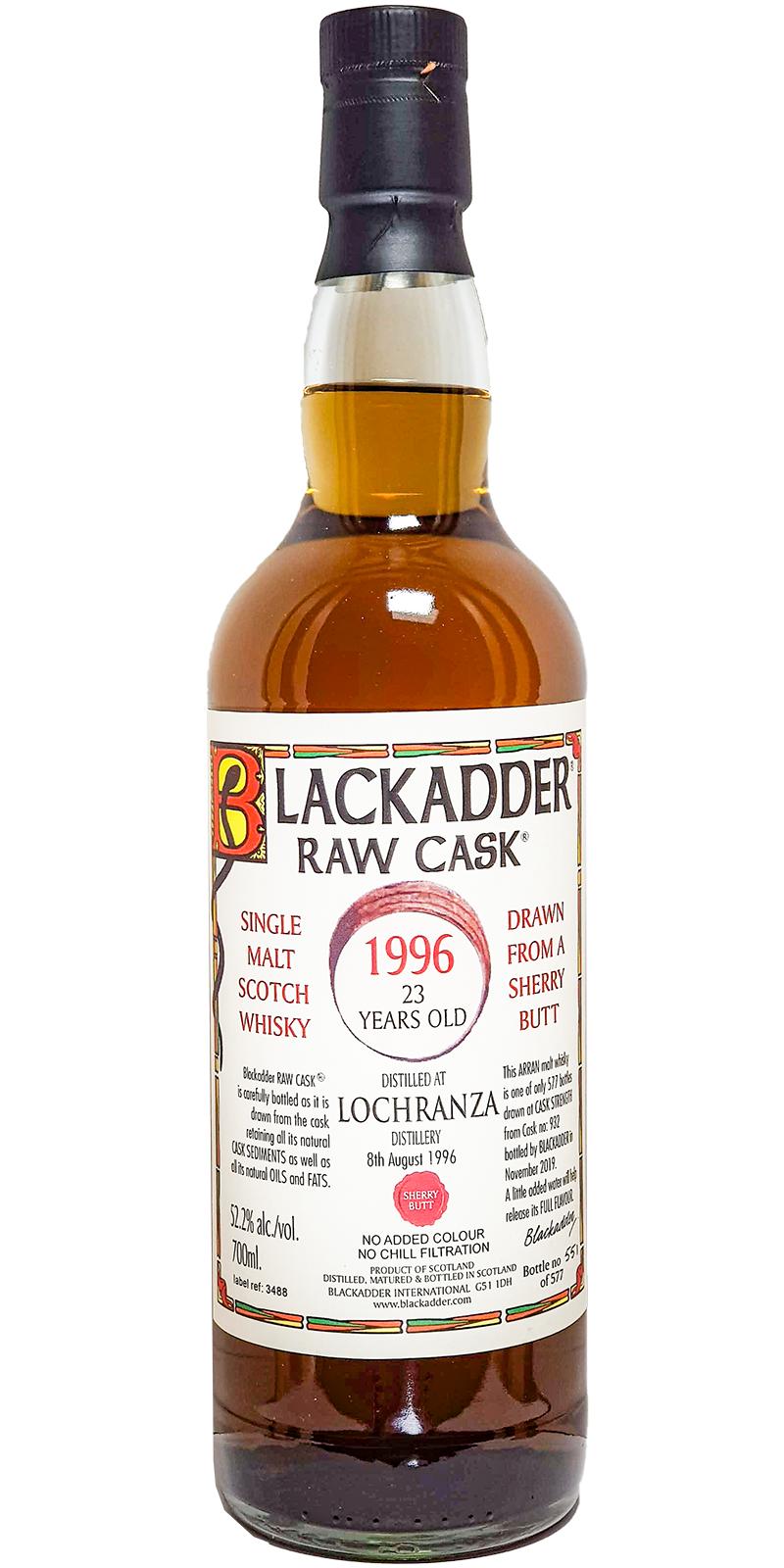 Blackadder Lochranza 17 Year Old Cask Strength 1996 Scotch Whisky at CaskCartel.com
