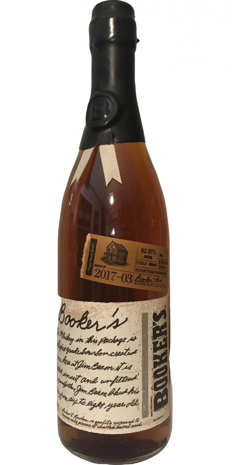 Booker's Bourbon Batch 2017-03 "Front Porch Batch" Whiskey at CaskCartel.com