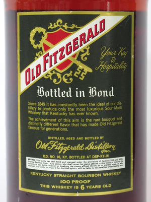 Old Fitzgerald Fall 1979 Bottled in Bond 6 Year Old Whiskey at CaskCartel.com