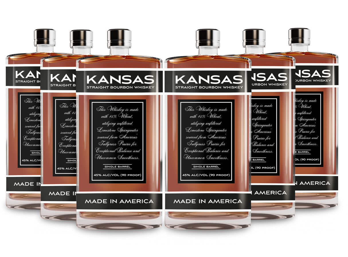 Kansas Straight Bourbon Whiskey | (6) Bottle Bundle at CaskCartel.com