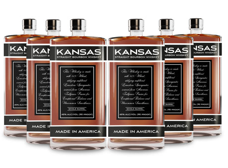 Kansas Straight Bourbon Whiskey | (6) Bottle Bundle at CaskCartel.com